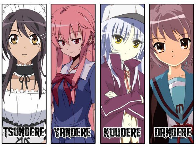 Tsundere, Yandere, Dandere và Kuudere trong Anime là gì? - CUỒNG ...